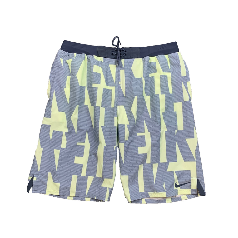 Nike Swim Shorts Men XL Extra Large Vector Vital Volley Abstract Geo Brief Lined